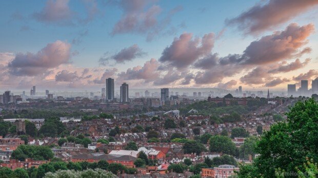 Alexandra Palance skyline in Haringey