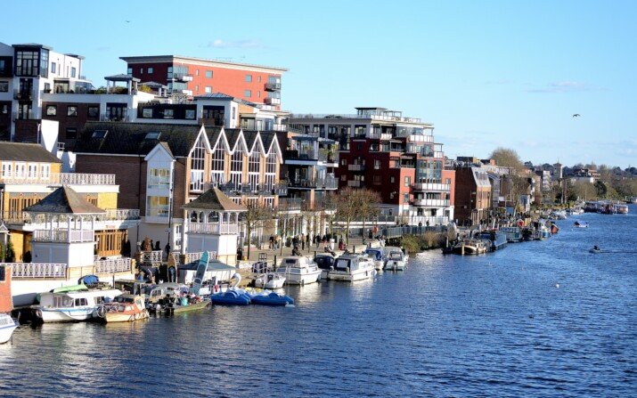Kingston upon Thames river view